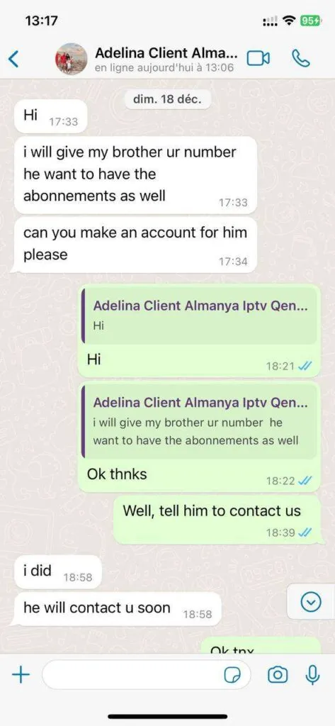 ipvos WhatsApp support chat feedback screenshot 5